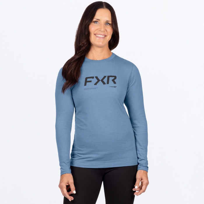 FXR HYDROGEN WOMEN'S PREMIUM LONGSLEEVE 2025 - Element Blue