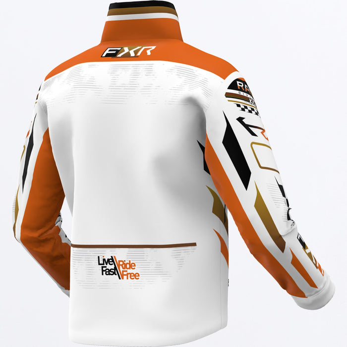 FXR COLD CROSS RR JACKET 2025 - White/Kash/Orange
