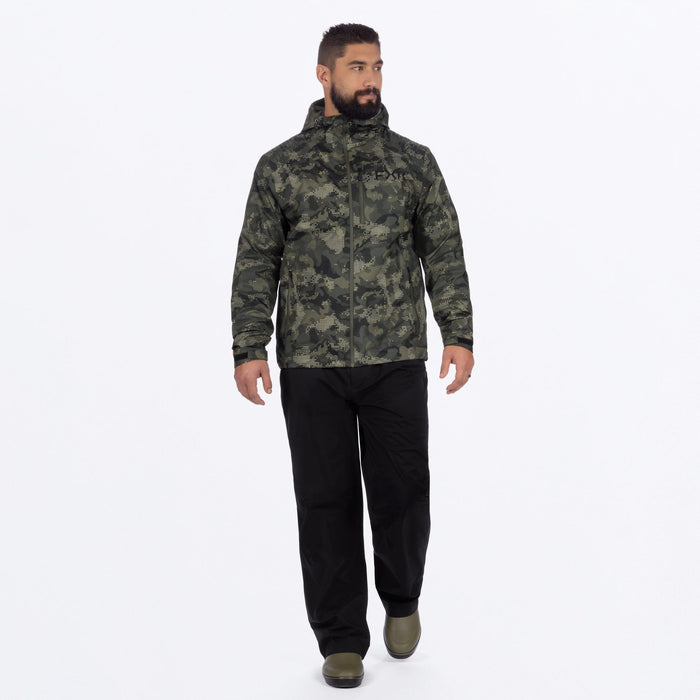 FXR ADVENTURE LITE TRI-LAMINATE JACKET in Army Drift Camo