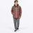 FXR INSULATED HD FLANNEL JACKET in Maroon/Navy