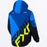 FXR YOUTH COLD CROSS CX JACKET 2025 - Blue/Black/HiVis