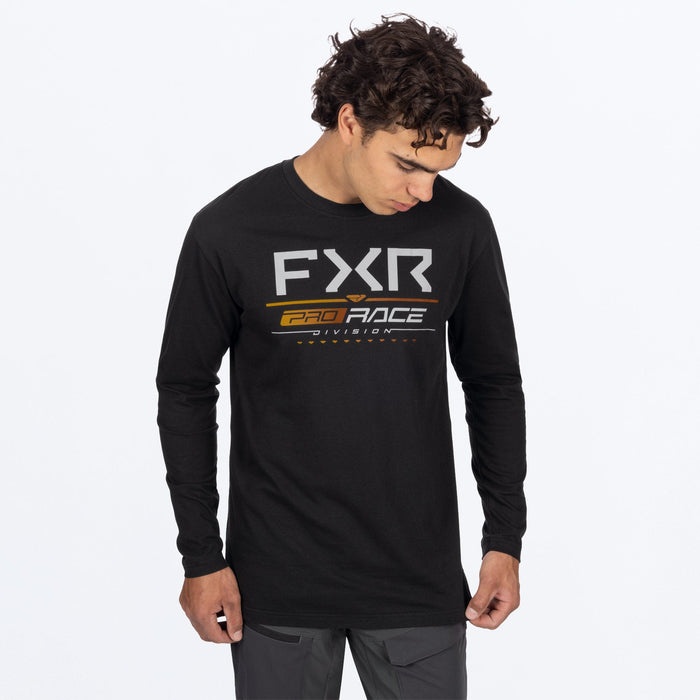 FXR RACE DIVISION PREMIUM LONGSLEEVE 2025 - Black/Kash