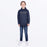 FXR YOUTH HYDROGEN TECH PULLOVER HOODIE in Midnight/Orange