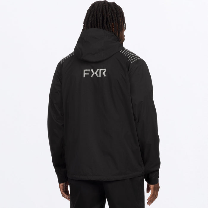 FXR ADVENTURE LITE TRI-LAMINATE JACKET in Black/Grey