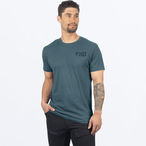 FXR ASCEND PREMIUM T-SHIRT 2025 - Steel