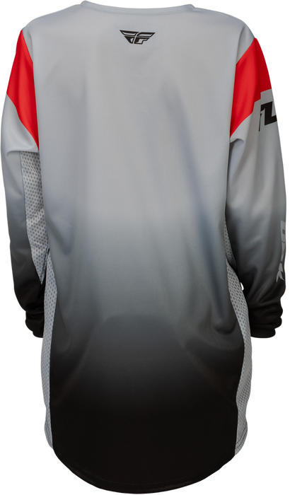 FLY RACING KINETIC DBK YOUTH JERSEY 2026 in Grey/Black/Red