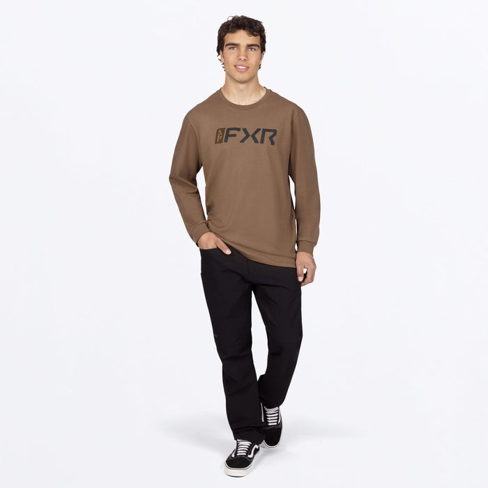FXR MITERED PREMIUM LONGSLEEVE in Teak/Black