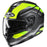 HJC C70 BELIS HELMET 2025 IN Semi-flat Black/Hi-Viz