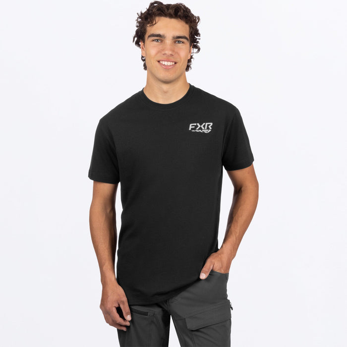 FXR ASCEND PREMIUM T-SHIRT 2025 - Black/Orange