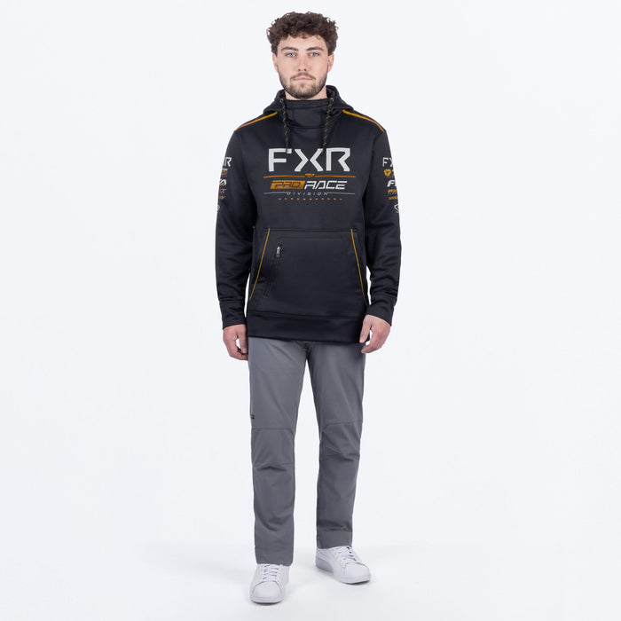 FXR RACE DIVISION TECH PULLOVER HOODIE 2025 - Black/Kash