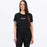 FXR WOMEN'S PEDIGREE PREMIUM T-SHIRT in Black/Dusty Rose