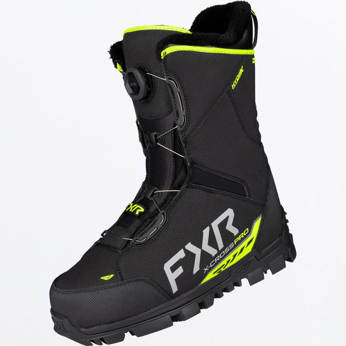 FXR X-CROSS PRO BOA BOOT inBlack/HiVis
