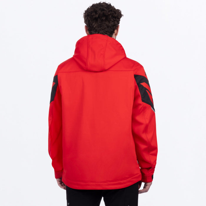 FXR ASCEND SOFTSHELL JACKET 2025 - Red/Black
