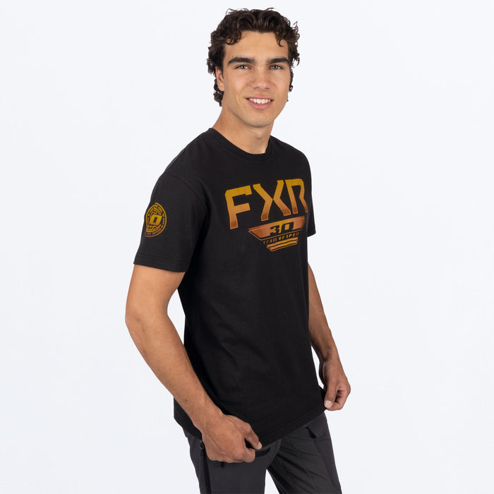 FXR 30 YEARS OF SPEED PREMIUM T-SHIRT 2025 - Black/Kash
