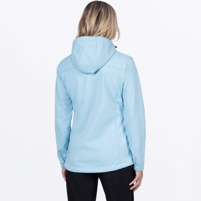 FXR HYDROGEN WOMEN'S SOFTSHELL JACKET 2025 in Maui Blue