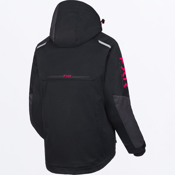 FXR Women's Fresh Jacket 2026Black/Asphalt/Razz