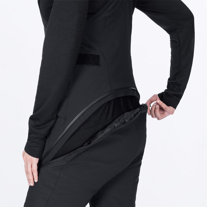 FXR AERIAL BIB PANT in Black