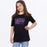 FXR YOUTH ELEVATE PREMIUM T-SHIRT 2025 - Black/Amethyst