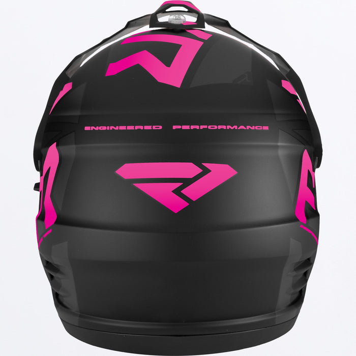 FXR Torque X Team Helmet With E-shield And Sun Shade in Black/Electric Pink