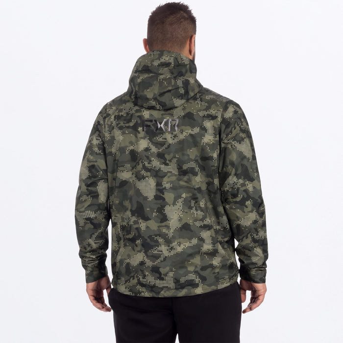 FXR ADVENTURE LITE TRI-LAMINATE JACKET in Army Drift Camo