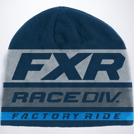 FXR Rockstar Race Div Beanie in Navy /Blue
