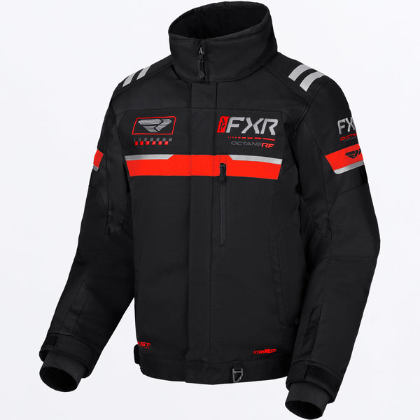 FXR Octane RF Jacket in Black/Red