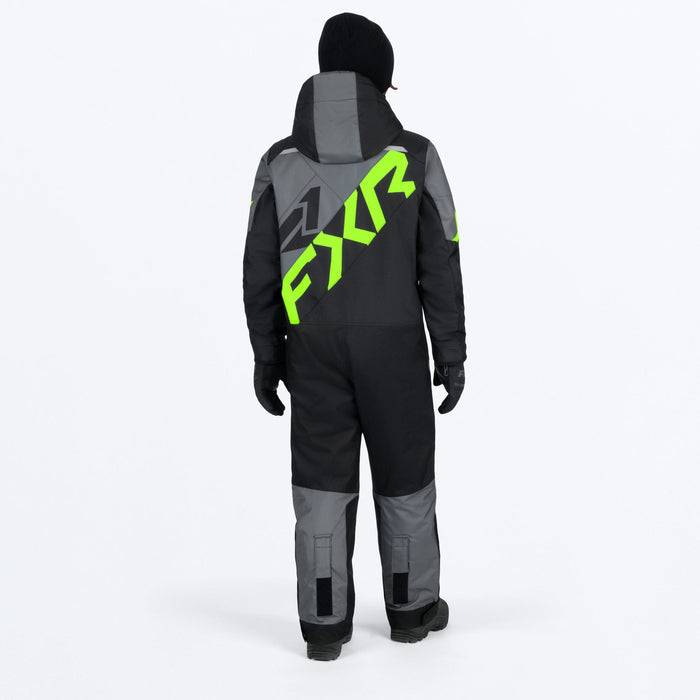 FXR YOUTH COLD CROSS CX MONOSUIT 2025 - Black/Charcoal/Lime