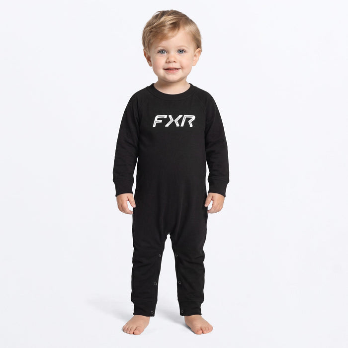 FXR INFANT STACK ONESIE in Black