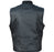 HELGRADE COBAIN WAXED VEST in Black