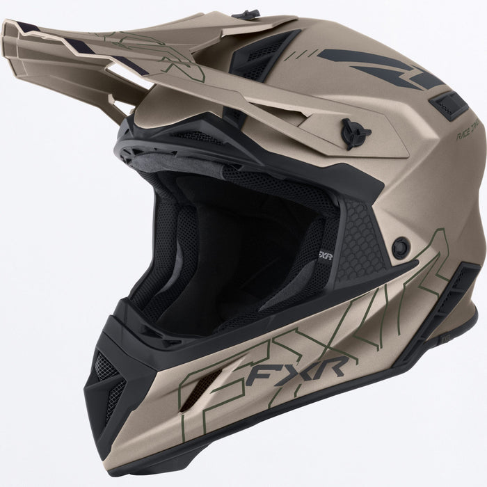 FXR HELIUM PRIME HELMET 2025 - Stone/Army