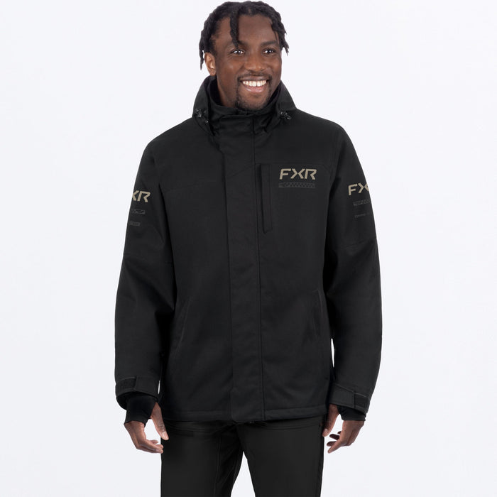 FXR ASCEND JACKET in Black/Stone