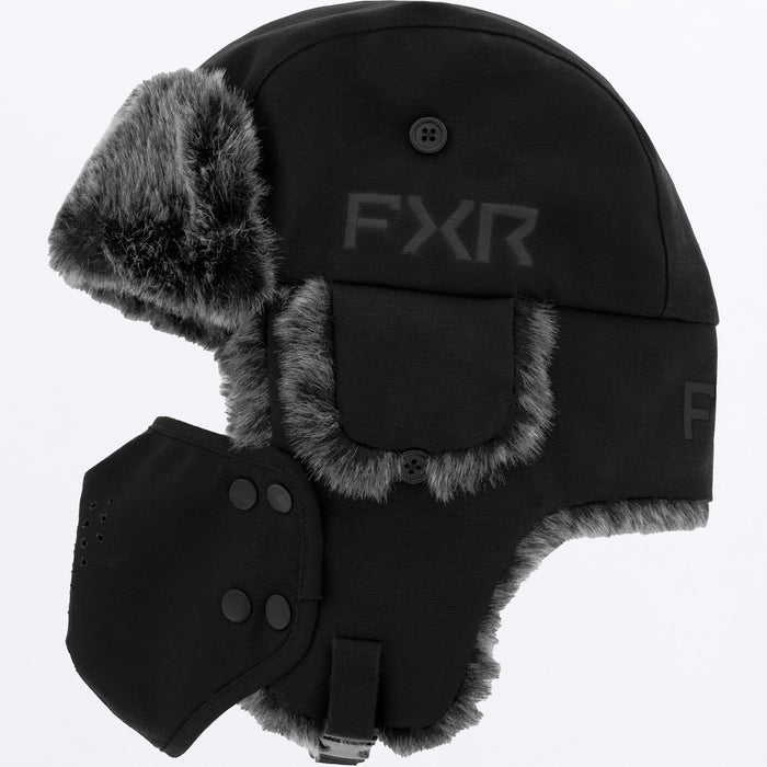 FXR TRAPPER HAT SNOW 2027 in Black
