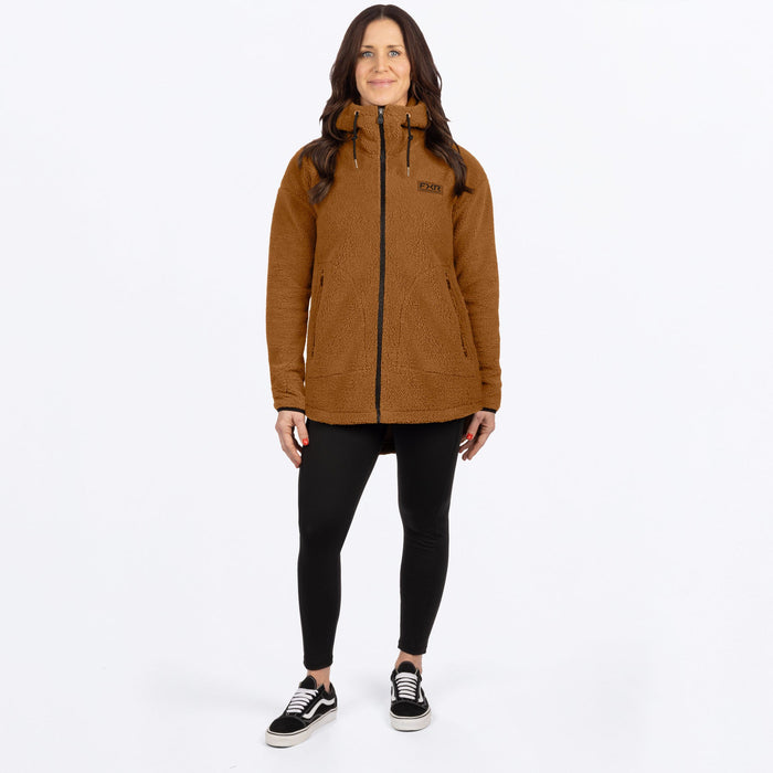 FXR WOMEN'S SAPPHIRE SHERPA JACKET in Umber