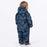 FXR INFANT KICKER SNOWSUIT 2025 - Element Blue Hazard