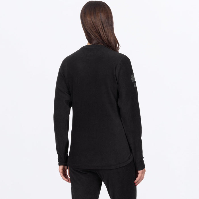 FXR WOMEN'S PYRO THERMAL LONGSLEEVE in Black