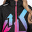 FXR Women's Cold Cross CX F.A.S.T.™ Monosuit in Black/Razz-Blue Fade