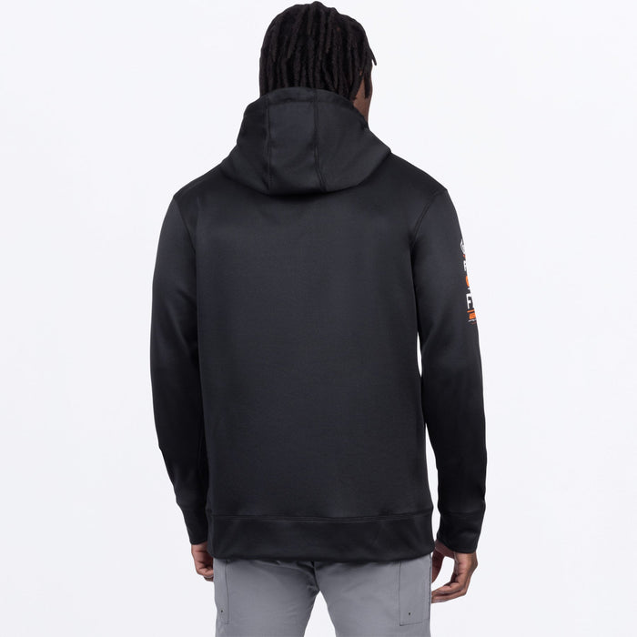 FXR RACE DIVISION TECH PULLOVER HOODIE 2025 - Black/Orange