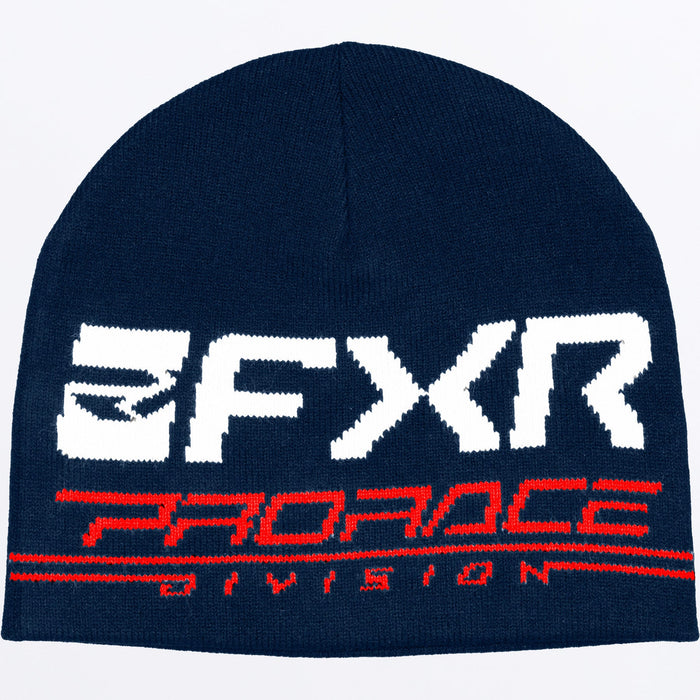 FXR RACE DIV BEANIE SNOW 2027 in Navy/Red