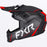 FXR CLUTCH EVO HELMET 2025 - Black/Red
