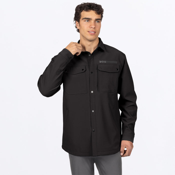 FXR STRONGHOLD TECH MEN'S LIFESTYLE BLACK 270911-1000 SHIRT-JAC in Black