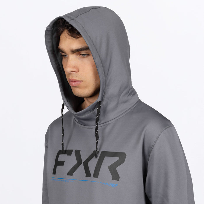 FXR HYDROGEN TECH PULLOVER HOODIE in Char/Cobalt