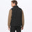 FXR PODIUM WINDPROOF QUILTED VEST in Black