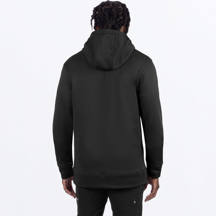 FXR BRANDABLE TECH PULLOVER HOODIE in Black