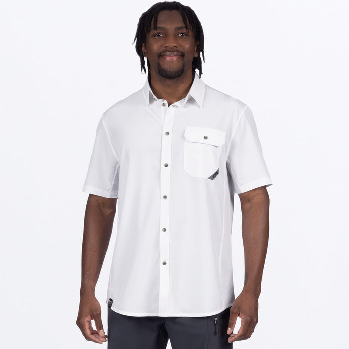 FXR BREEZE UPF SHORT SLEEVE SHIRT 2025 in White