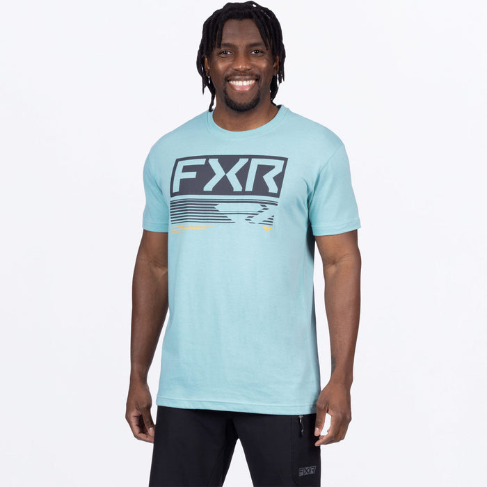 FXR ELEVATE PREMIUM T-SHIRT 2025 in Bermuda/Asphalt