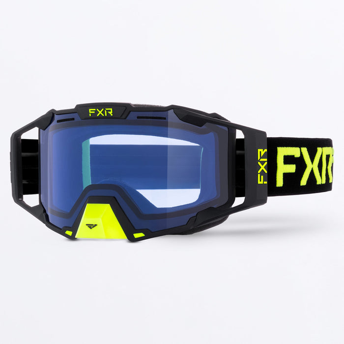 FXR Combat Goggle in Hi Vis/Black