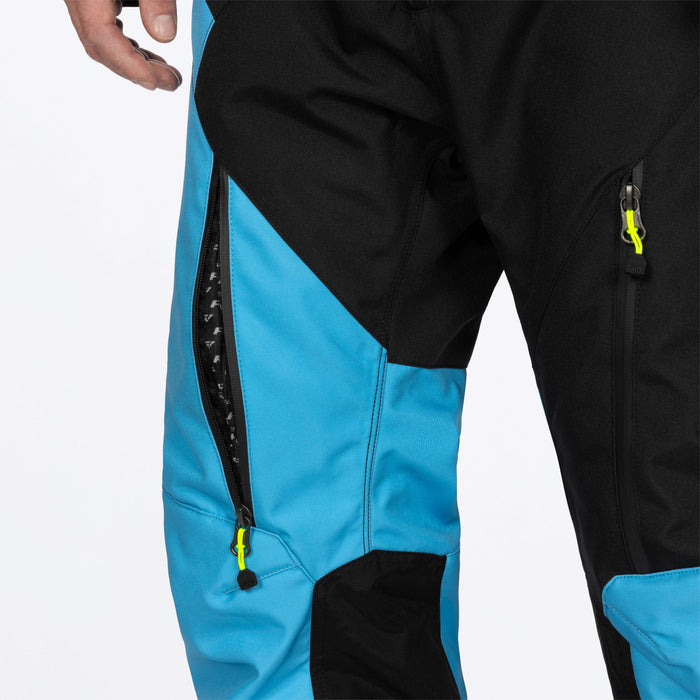 FXR COLD CROSS CX F.A.S.T.™ INSULATED MONOSUITS in Blue/Hivis