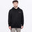 FXR BASS COTTON PULLOVER HOODIE 2025 - Black/Oxblood