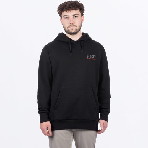 FXR BASS COTTON PULLOVER HOODIE 2025 - Black/Oxblood