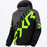 FXR YOUTH COLD CROSS CX JACKET 2025 - Charcoal/Black/Lime